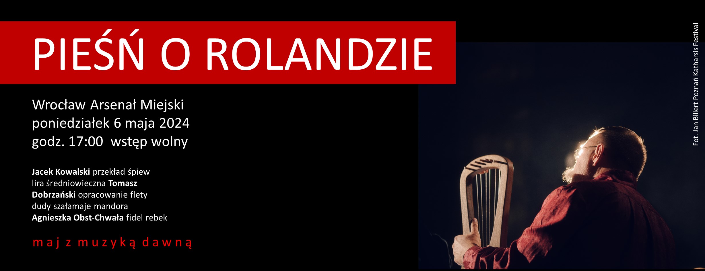 Plakat: PIEŚŃ O ROLANDZIE. Seans epicki
