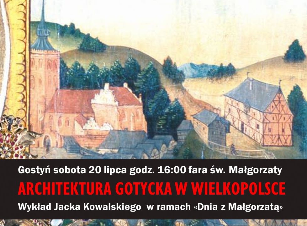 Plakat: ARCHITEKTURA GOTYCKA W WIELKOPOLSCE