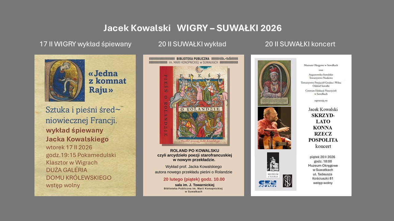 Plakat: «JEDNA Z KOMNAT RAJU» Sztuka i pieśni średniowiecznej Francji.