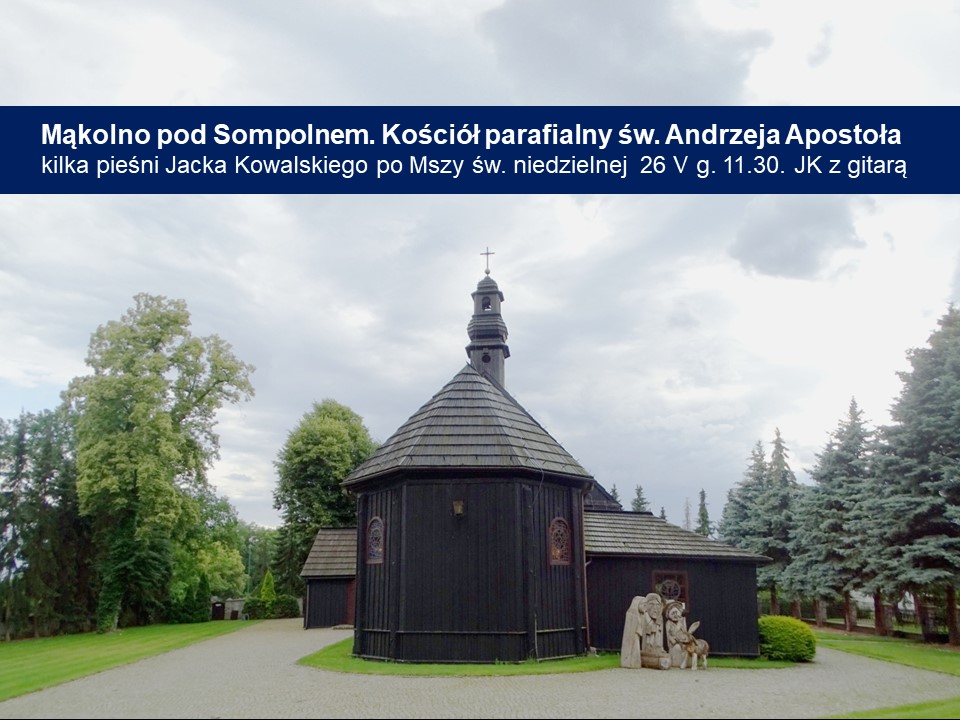 Plakat: B) potem KONCERT AUTORSKI KOWALSKIEGO kameralny z gitarą solo
