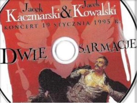 Okładka: Jacek Kaczmarski (teksty, melodie, śpiew, gitara), Jacek Kowalski (teksty, melodie, śpiew, gitara), Wiesław Wolnik (aranżacje, kierownictwo muzyczne), zespół Monogramista JK, Dwie Sarmacje