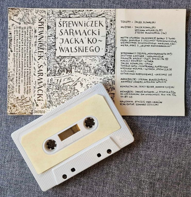 Okładka: Śpiewniczek Sarmacki Jacka Kowalskiego