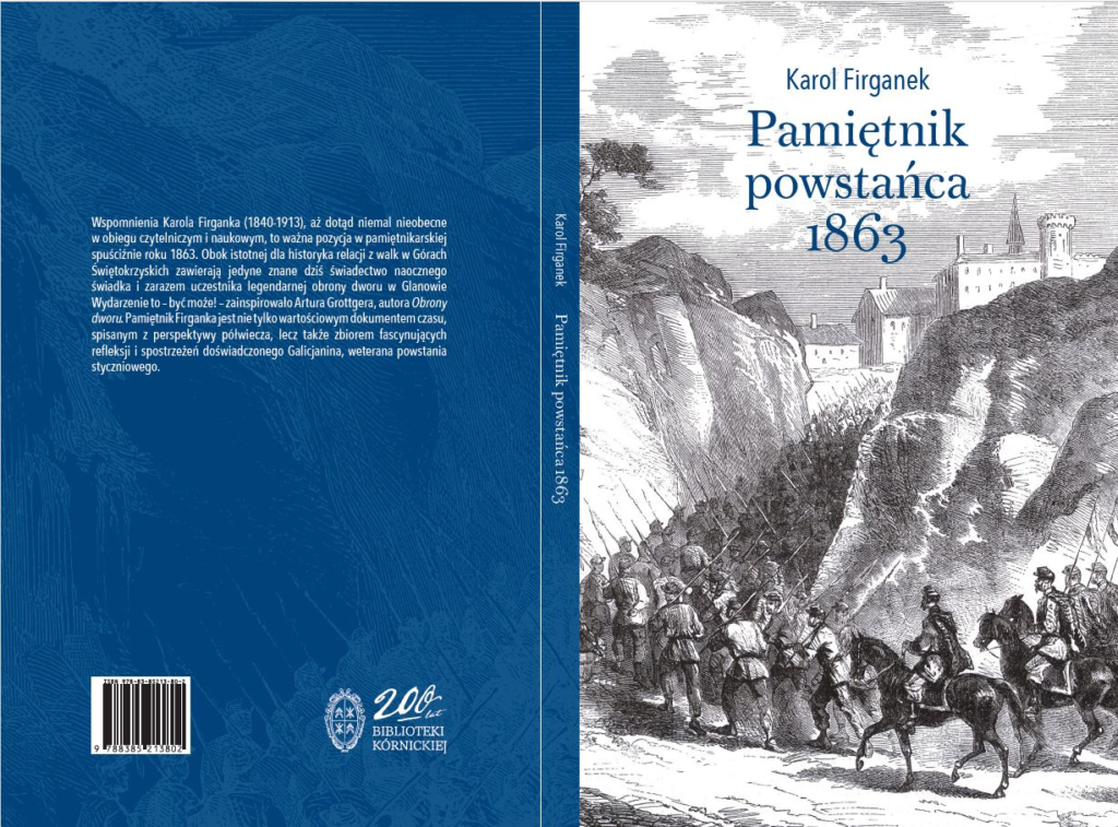 Okładka: Karol Firganek, Pamiętnik powstańca 1863